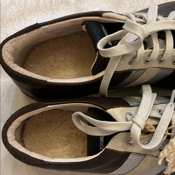 Blackstone SG 41 Brown and Tan Sheep Skin Lined Sneaker size 47/13 - Picture 5 of 10
